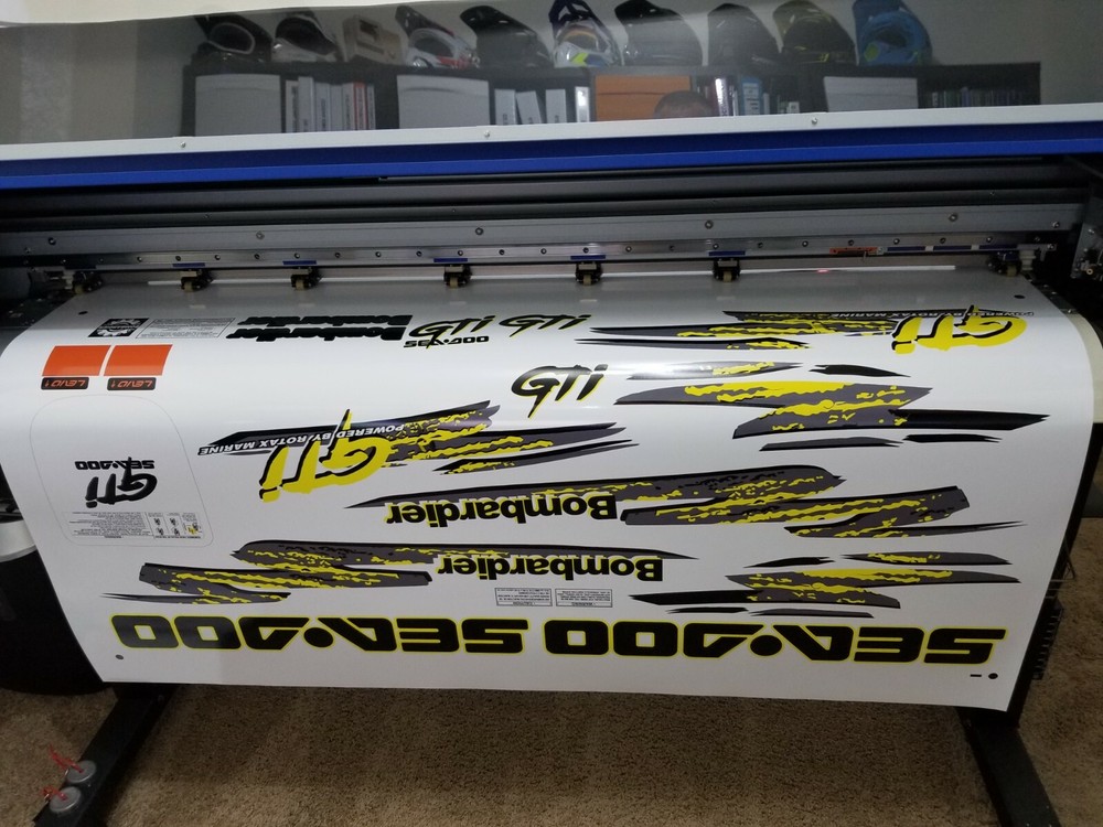 SEADOO GTI 1997 Graphics / Decal / Sticker Kit Grey