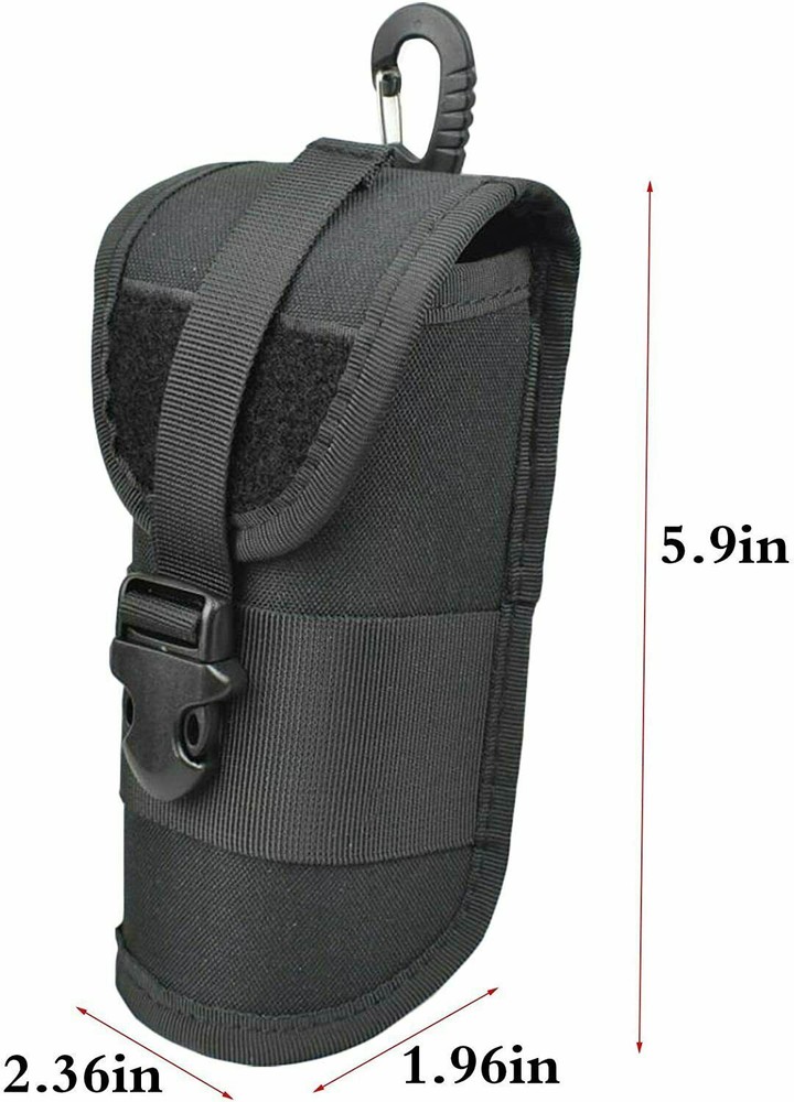 Tactical MOLLE Eyeglass Case Hard Shell Sunglasses Bag Hockproof Protective Box
