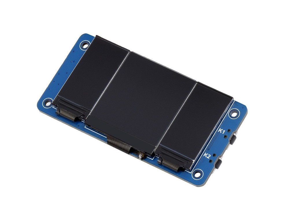 Waveshare Triple LCD HAT For Raspberry Pi, Onboard 1.3inch IPS LCD Main Screen
