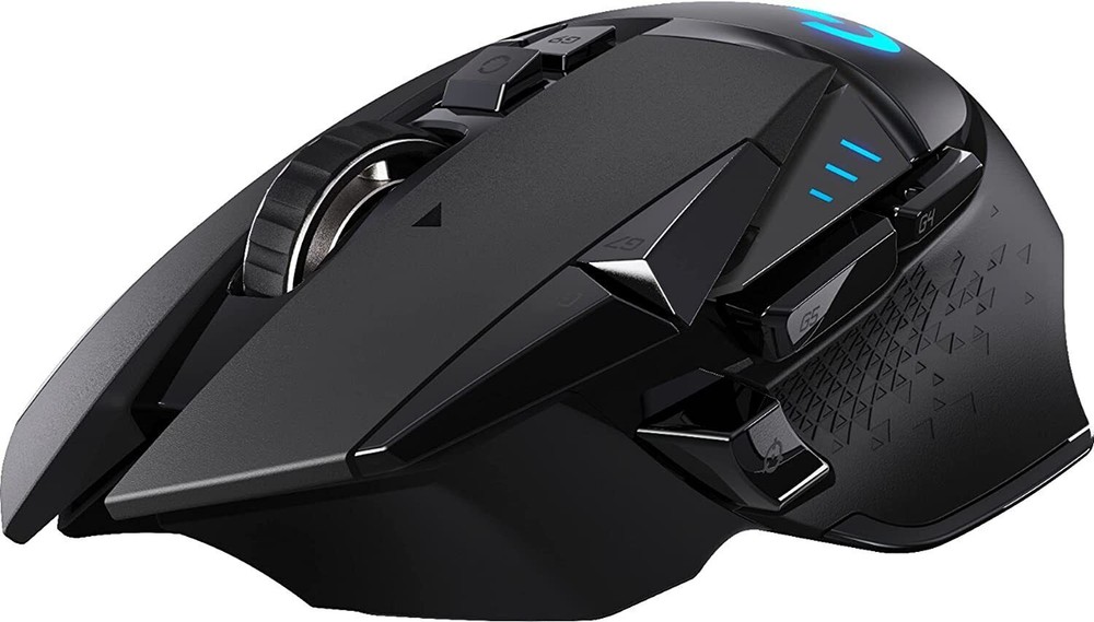 Logitech G502 Lightspeed Wireless Gaming Mouse, Hero 25K Sensor - Black