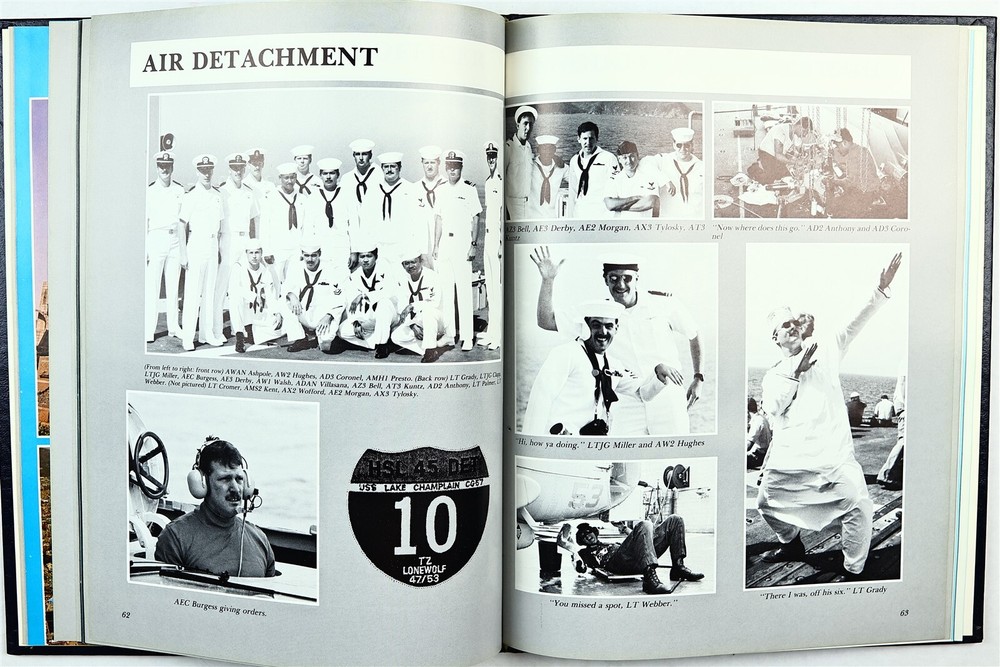 USS Lake Champlain (CG-57) 1989 1990 Westpac Deployment Cruise Book