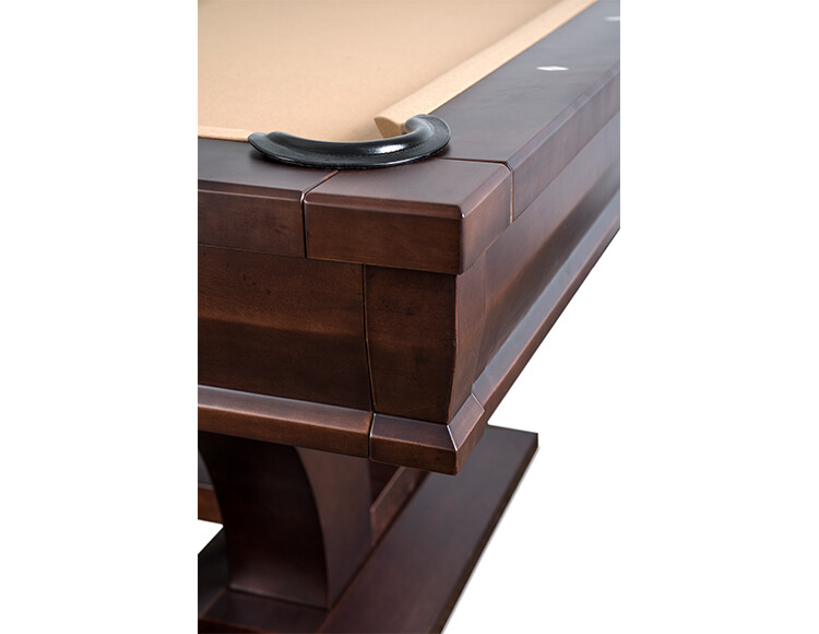 Hamilton Pool Table 8' w/ Dining Top Conversion & 2 Matching Benches FREE Ship