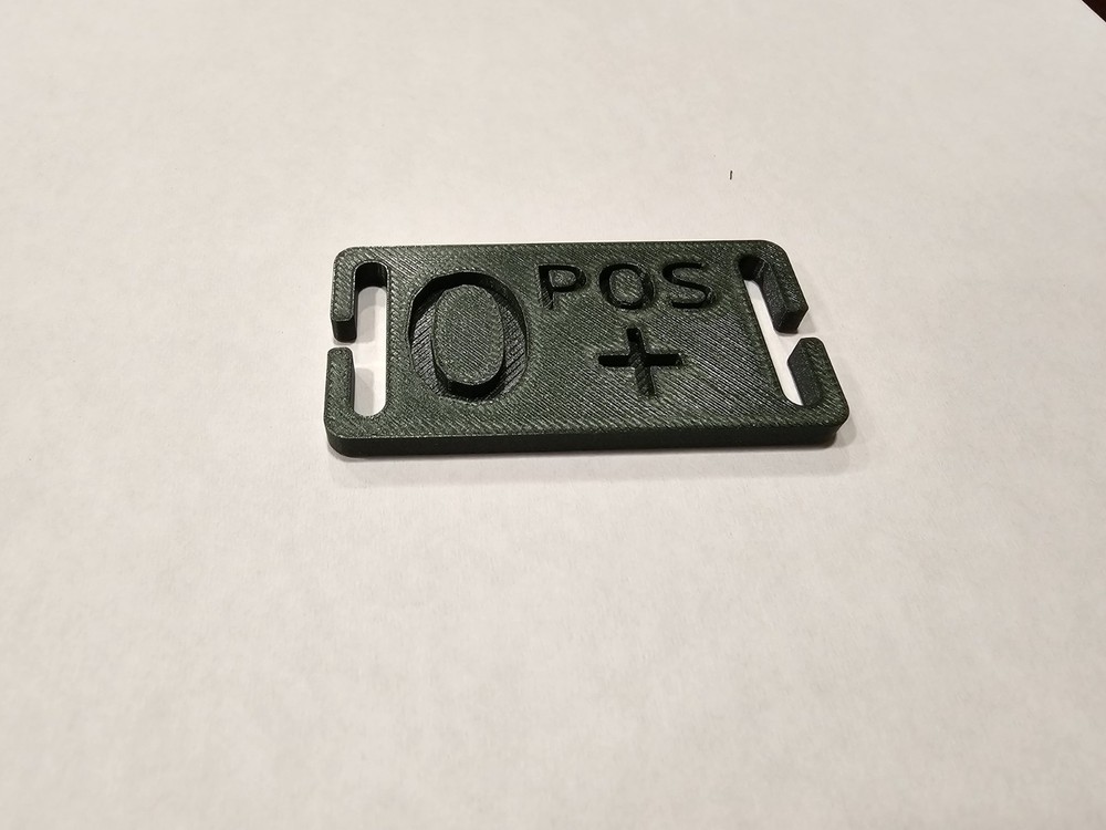 MOLLE Blood Type Tag - O Pos