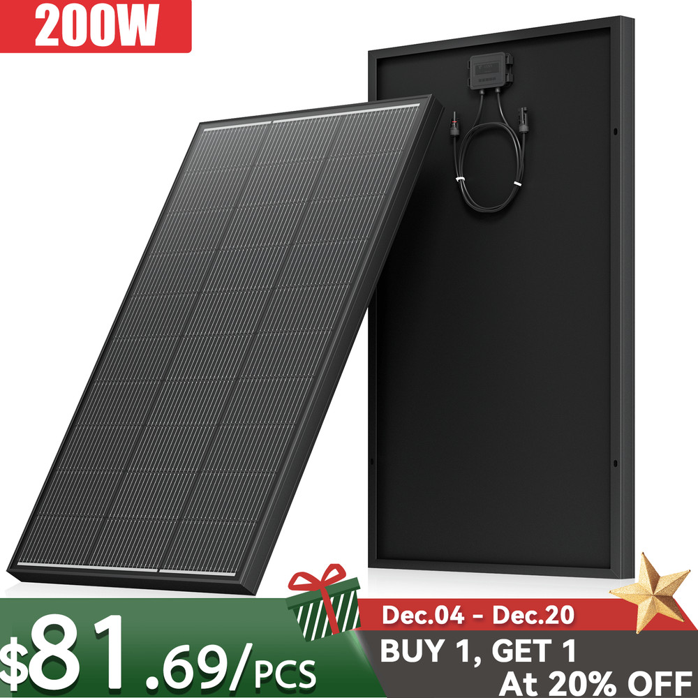 2/4/6PCS 200W Solar Panel