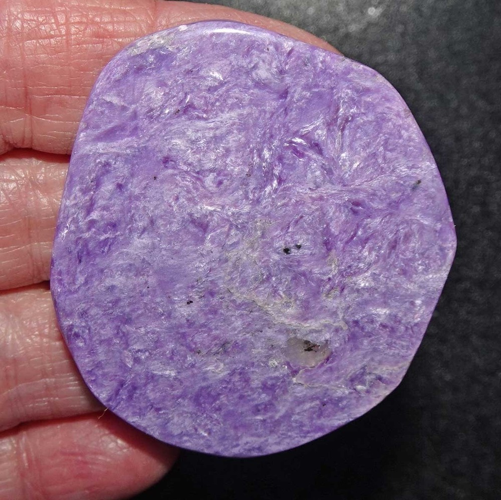 Charoite A Flat Palmstone sc760a