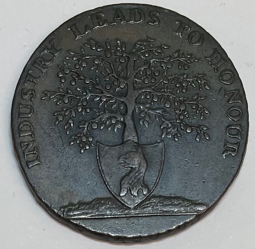 Gloucester Newent Half Penny Token. Ref T20