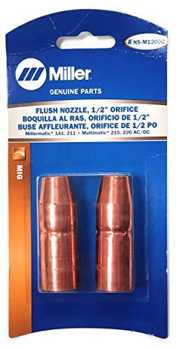 Miller Flush Nozzle, 1/2" Orifice, part no. NS-M1200C (2 per pack).