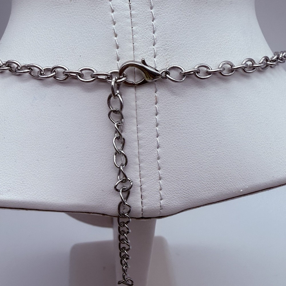 Vintage Large Teardrop Rhinestone Bib Statement Necklace