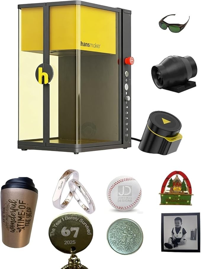 Hansmaker D1 Ultra Laser Cutter Engraver Combo Open Box