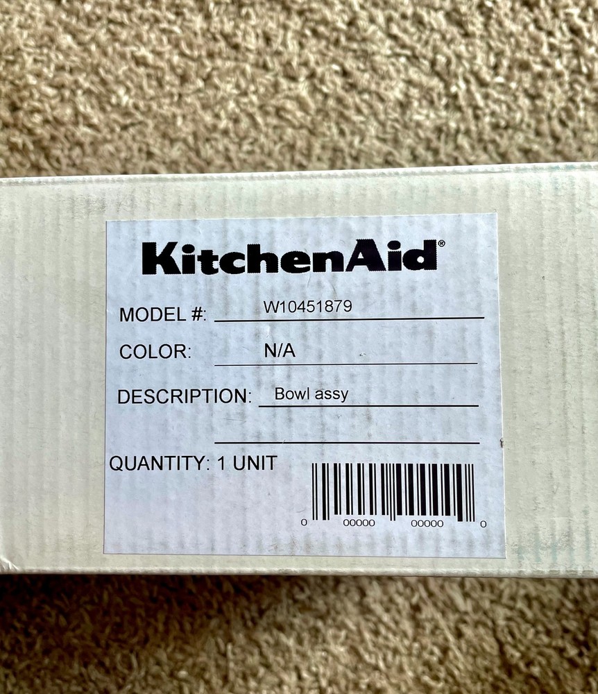 [W10451879] KitchenAid Replacement Bowl for Food Processor