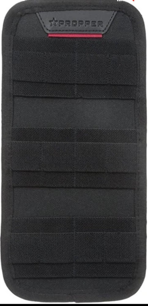 Propper 10 x 5 Elastic Organizer Panel • Black • One Size • X 2 Pack Bundle