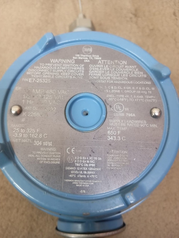 Thermon / Adjustable Control Thermostat / E7-25325