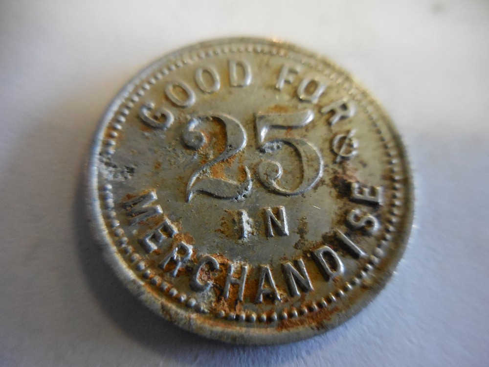 VINTAGE JAKE'S 25 CENT TRADE TOKEN