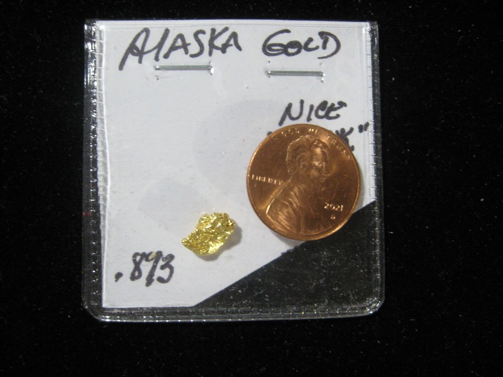 ALASKA GOLD NUGGET  .873 GRAM