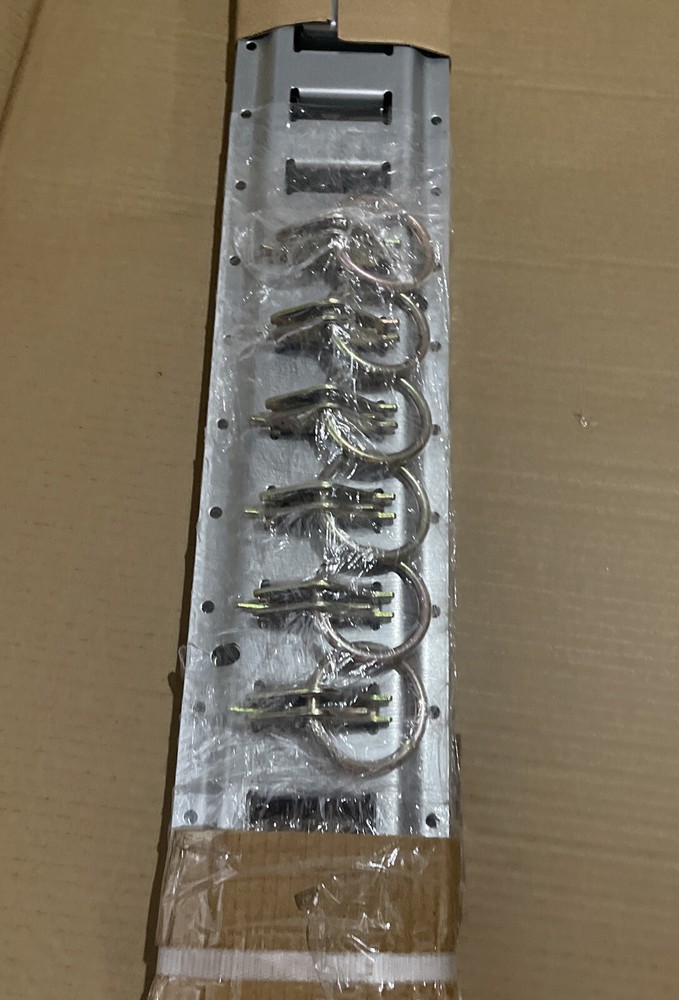 6 E-Track Tie-Down Rail Kit 5ft Horizontal E Track Rails and 6 Steel...