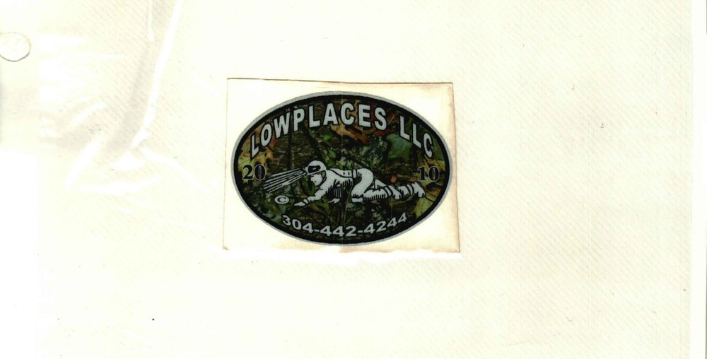 NICE CAMO 2010 LOW PLACES COAL MINING STICKER # 932