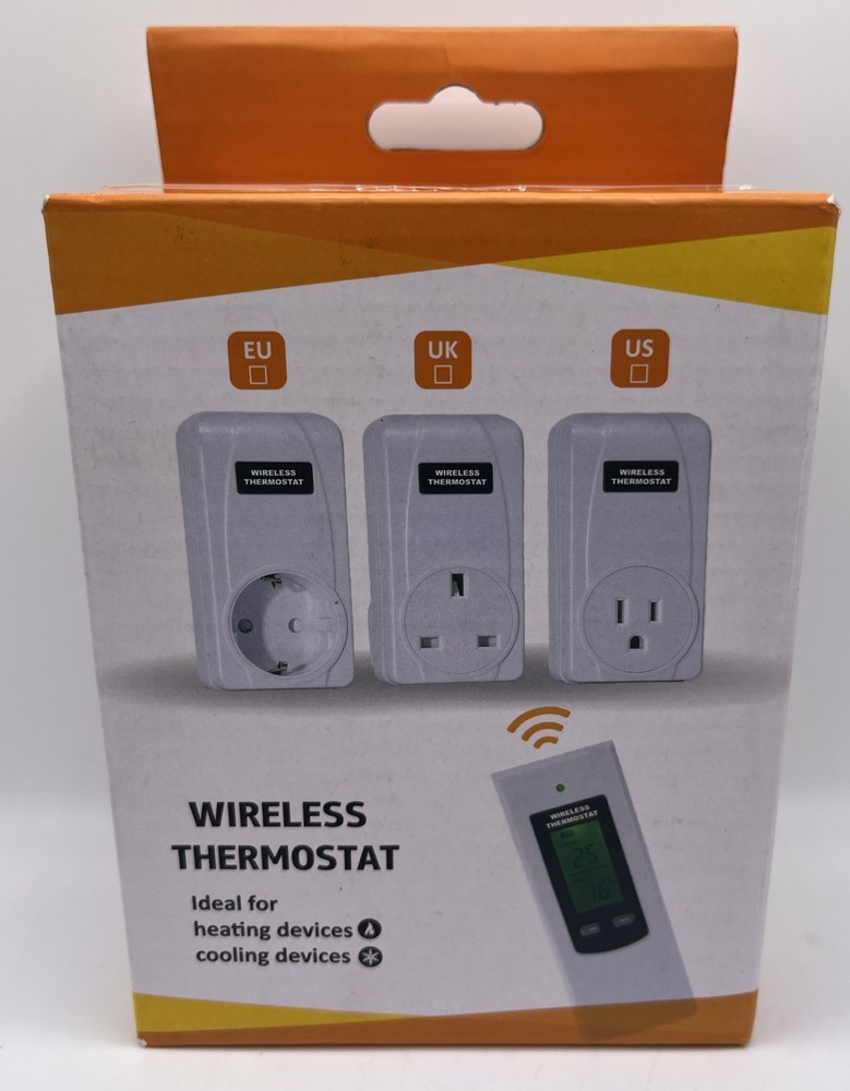 Wireless Thermostat LCD Remote Module Display Controller Heating Cooling.OPEN 📦