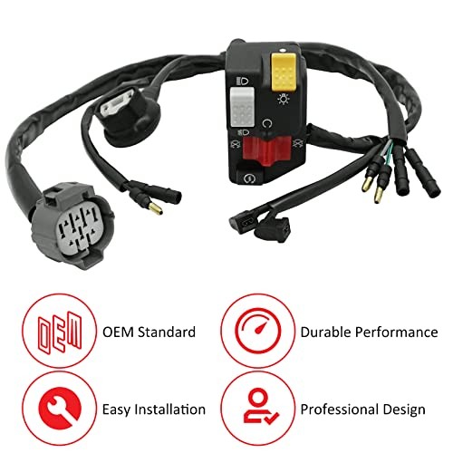 for Honda 300EX TRX300EX Handlebar Start Switch Button Control Kill Stop