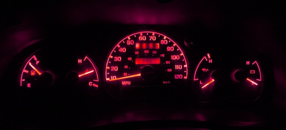 LED Gauge Cluster & Climate Controls Back Lighting Kit for 2004-2011 Ford Ranger