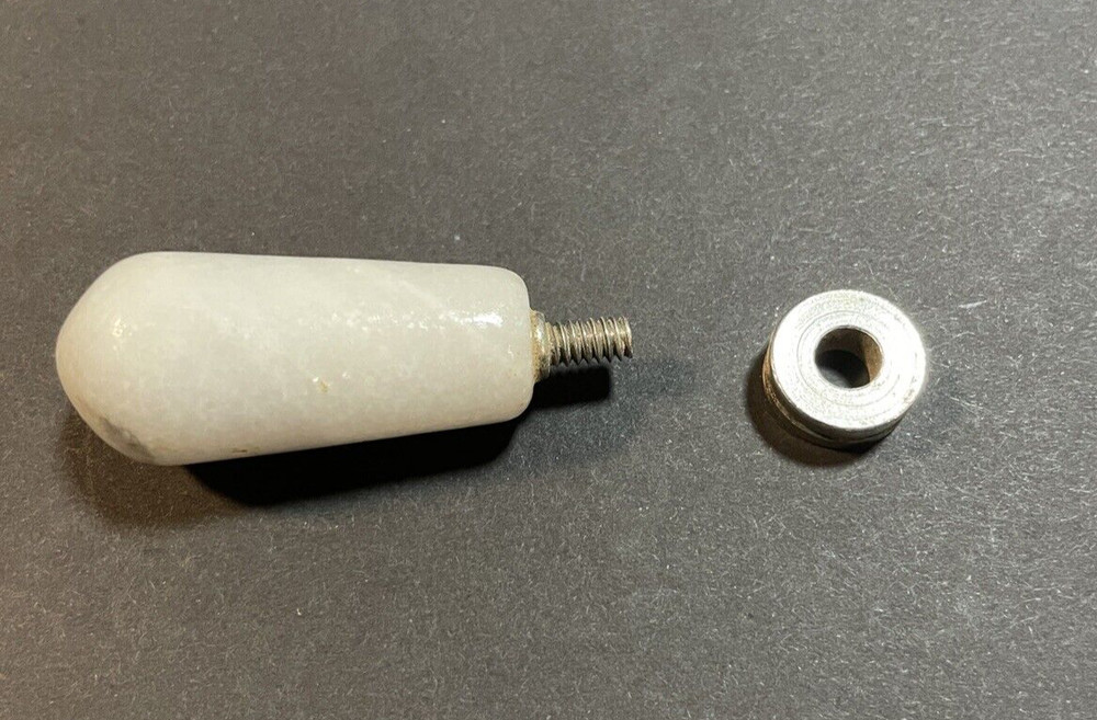 Vintage White Marble Quartz Faucet Handle Knob