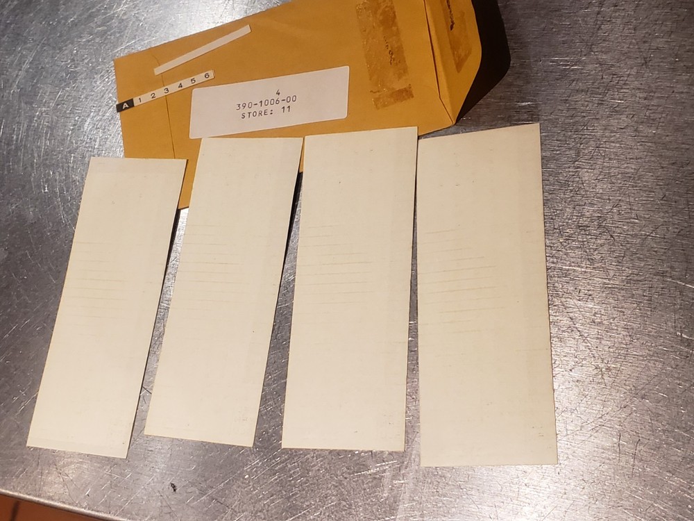 Four New Heathkit Labels #390-1006