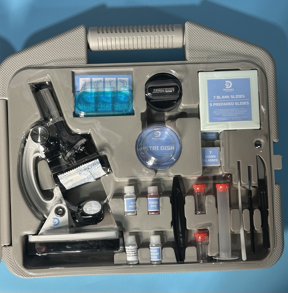 Discovery Microscope 48 Piece Set New Unused