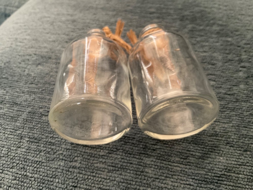 two mini bottles