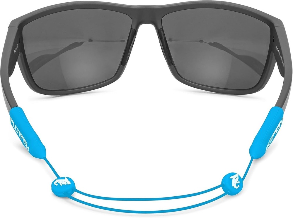 No Tail Adjustable Eyewear Retainer Strap in Blue - 16 Inch Comfort & Security