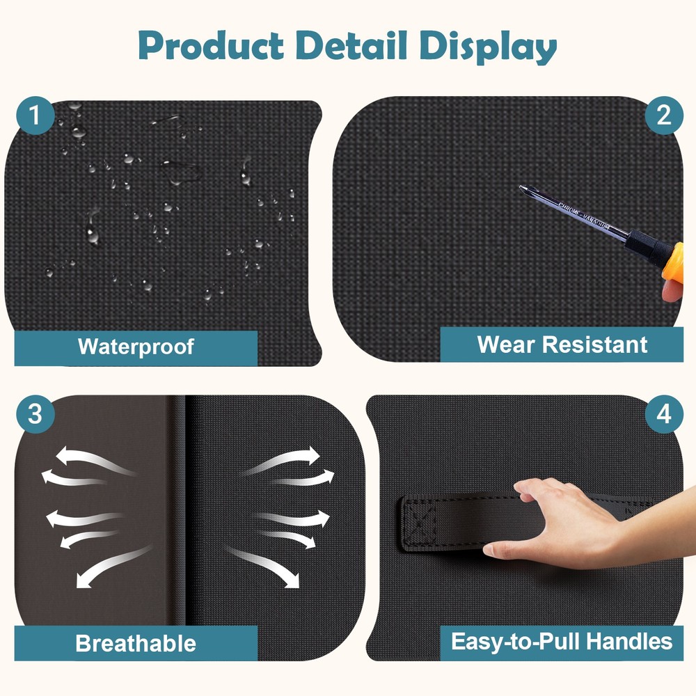 Non-Woven Fabric Multi-Functional Storage Cabinet, Double Row 6-Drawer