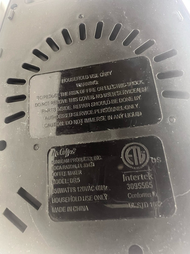 Mr Coffee Switch 4 Cup Drip Coffee Maker Brewer Model #DR5 - Black -CLEAN TESTED