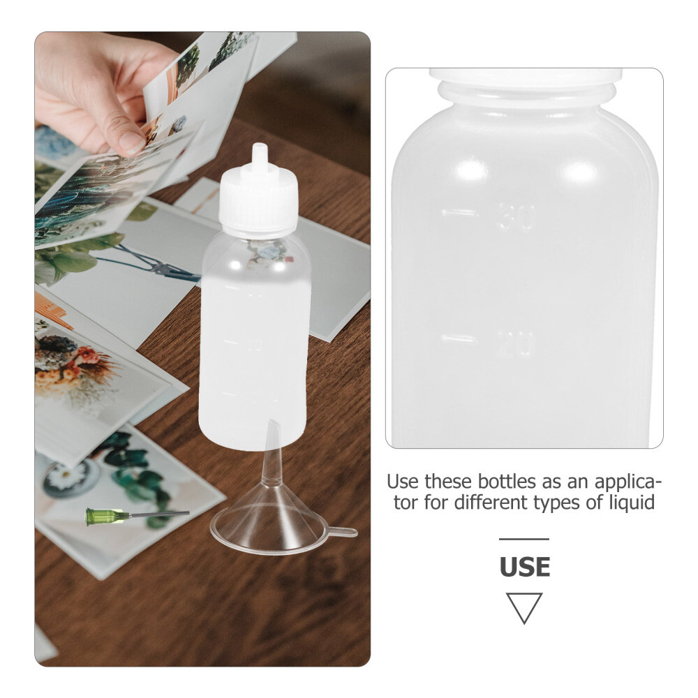1 Set Multi-use Glue Bottles Small Needle Tip Squeeze Bottle Home