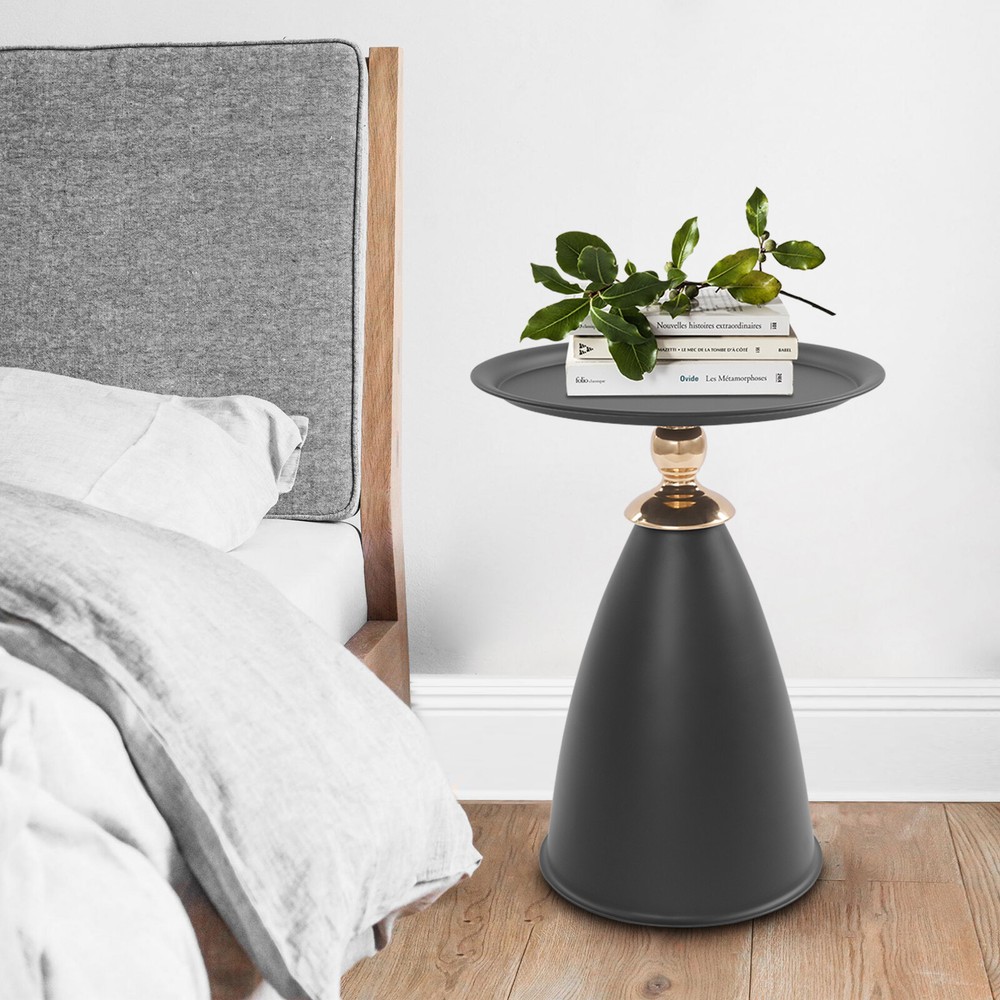 Multi-Function Round Couch Side Coffee/Magazine Table End Desk Indoor Room Decor