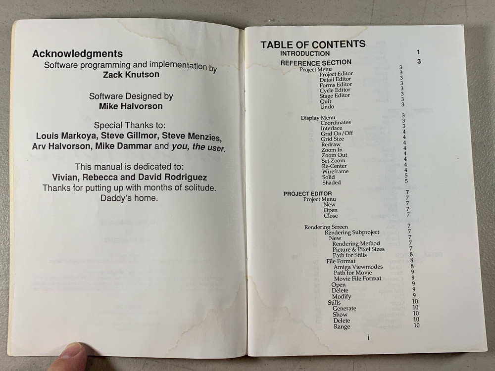 Vintage 1990 Imagine Reference Manual Only 3D Animation Rendering System Amiga