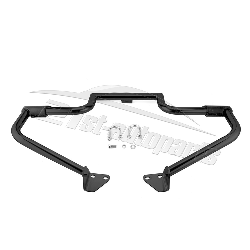 Black Highway Engine Guards Crash Bar for Harley Dyna Super Glide FXD FXDC FXDB