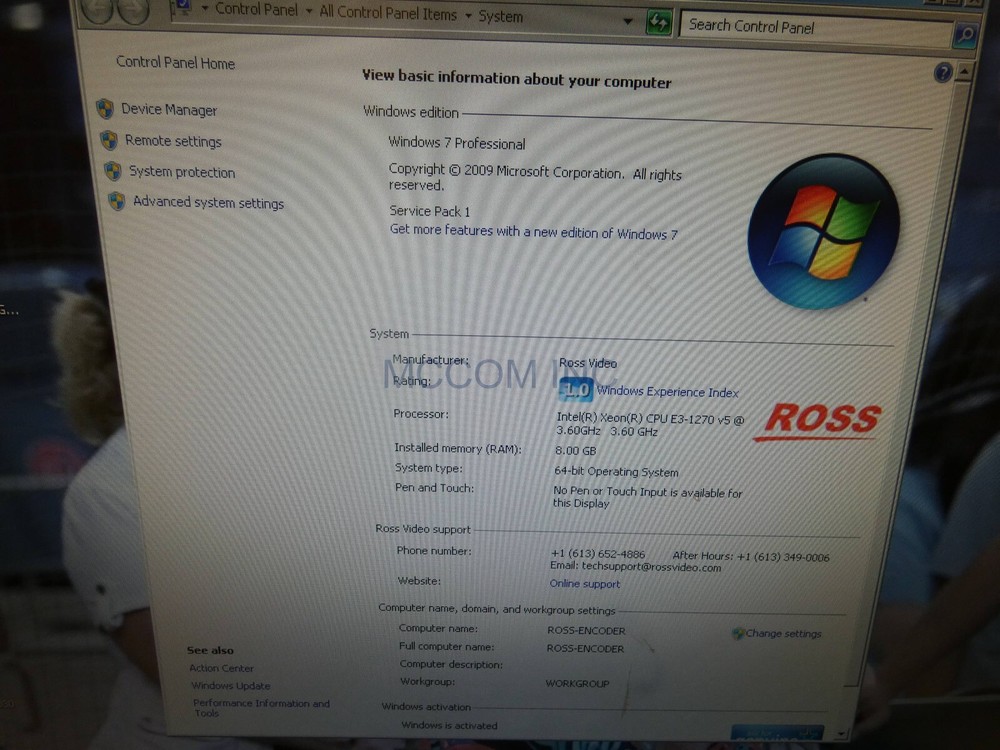 Ross XPression Video Encoder XPN-INC-SW+HW w/ 3 Dell 500gb Drives