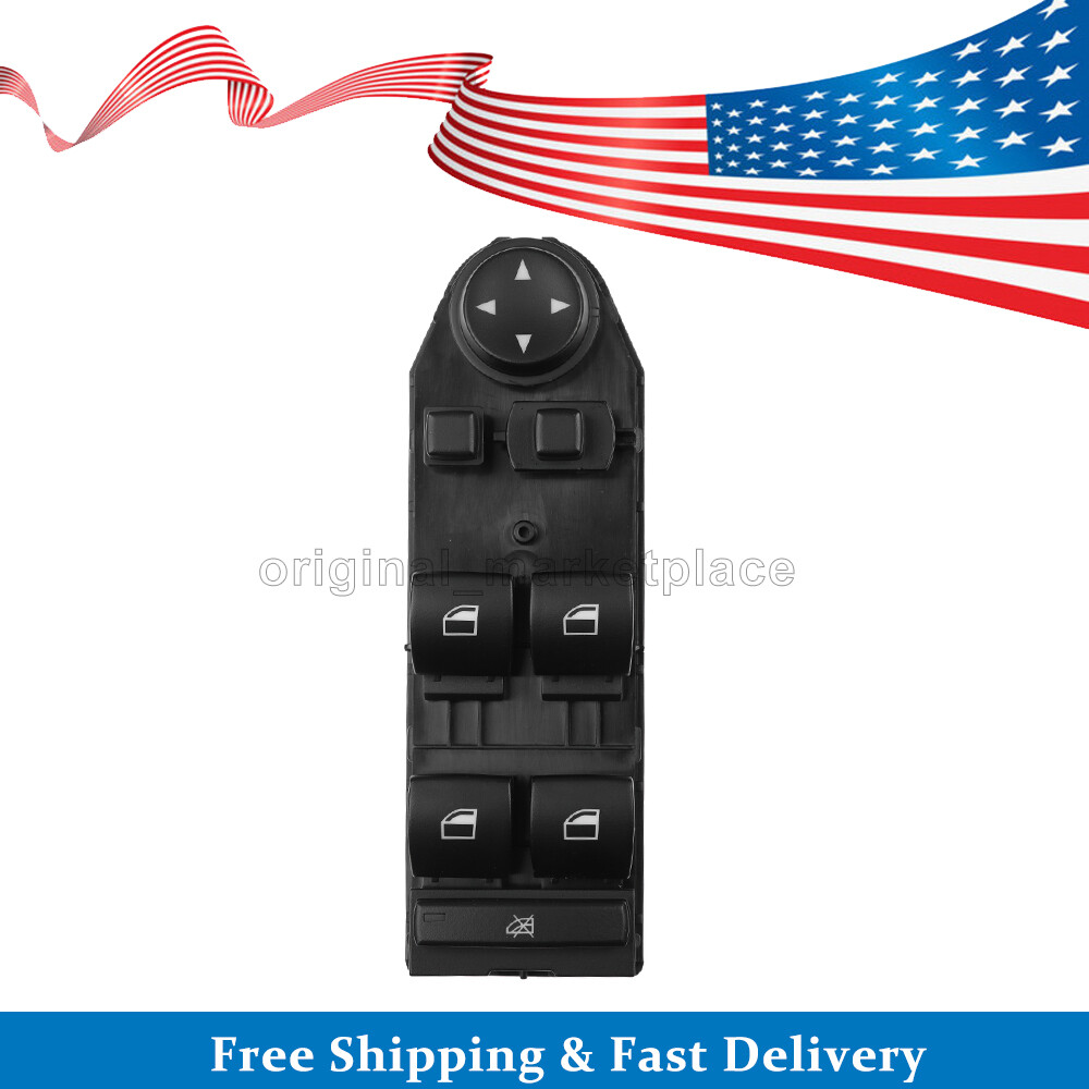 Master Power Window Control Switch Front Left 61313414355 for 2004-2010 BMW X3