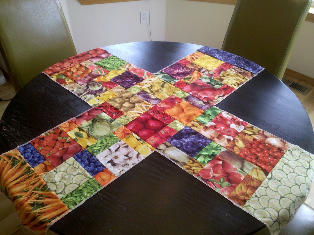 PLACEMAT TABLE TOPPER PATTERN The messy table solution! Reversible too