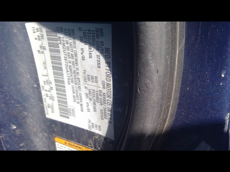 Temperature Control Front Dash Fits 02-06 EXPLORER 270986