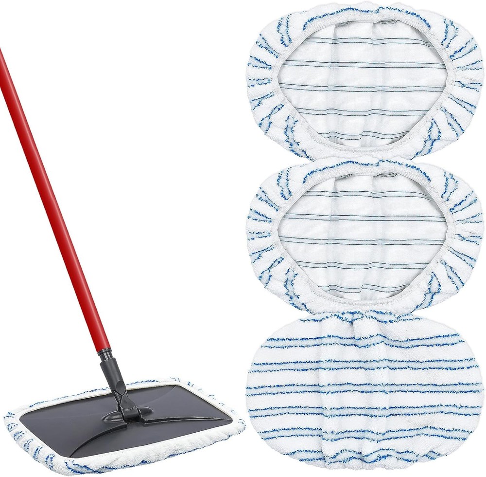 O-Cedar Hardwood Floor N More Mop Head Replacements Microfiber 3 Pack