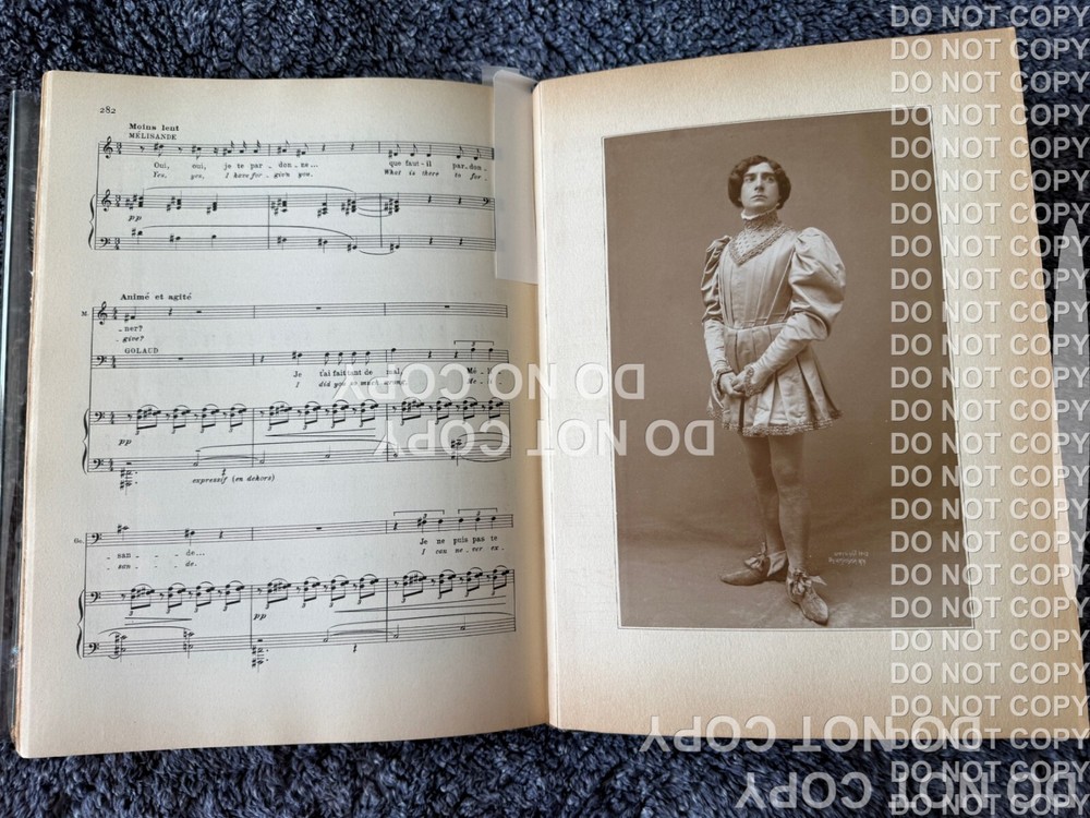 OPERA SIGNED BY MANY - Score Pelleas et Melisande. First NY performance, 1908.