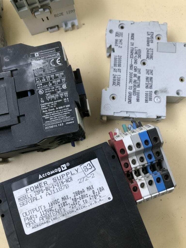 Various Brand Electrical Fuse Blocks / Circuit Breakers / Sensors / Relays / etc