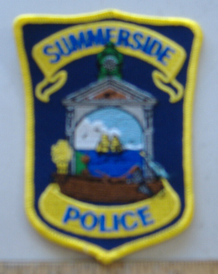 SUMMERSIDE   POLICE  MASSACHUSETTS   POLICE FABRIC   PATCH