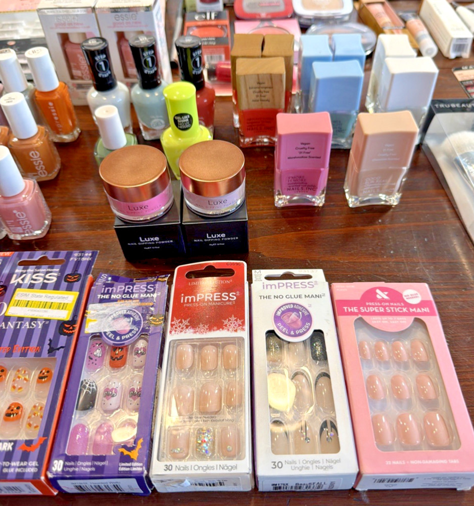 Mixed Makeup, Skin, Nail, Brushes, Lashes Bundle Reseller 134 Pcs Random Pull