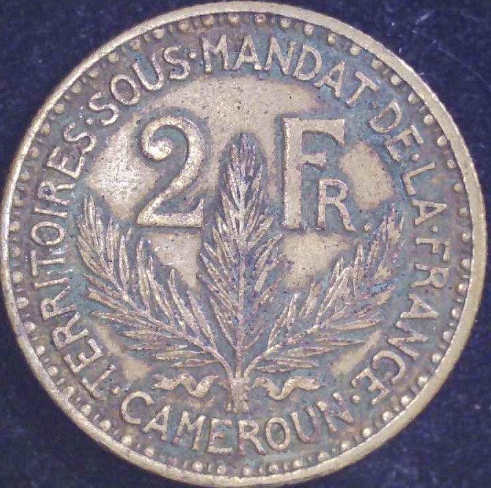 Cameroon - 1925 - 2 Franc - KM3