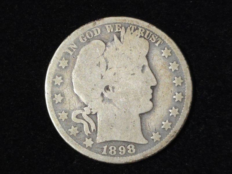 1898-O Barber Silver Half Dollar Good 40324