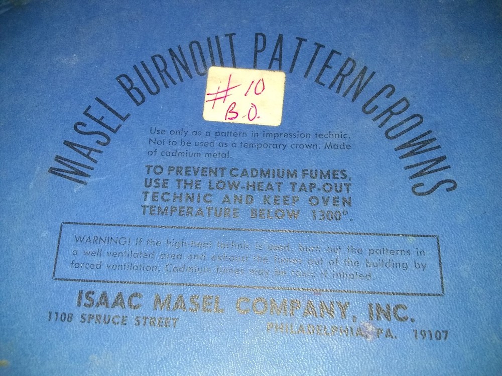 VINTAGE MASEL Burnout Pattern CROWNS