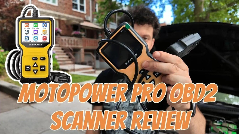 OBD2 Scanner Code Reader, Check Engine Light Diagnostic Tool & Battery Tester