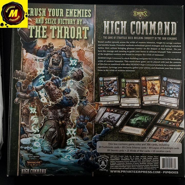 Hordes: High Command - #156116 - Card Games