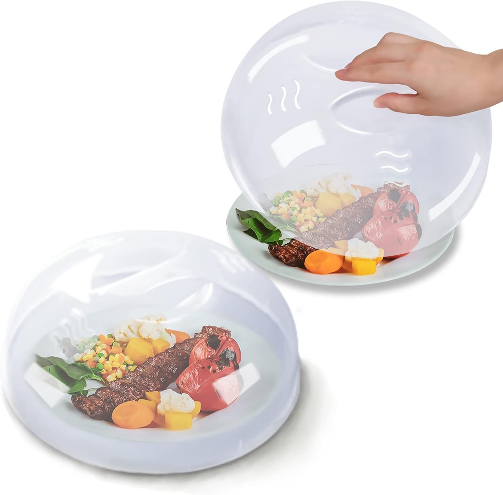 Cubierta Para Microondas Para Alimentos 2 Unidades Cubierta Para Salpicaduras