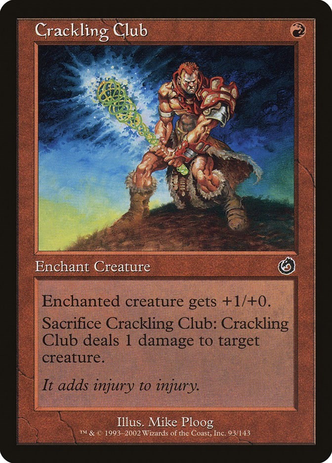 Crackling Club Torment 93 MTG MP